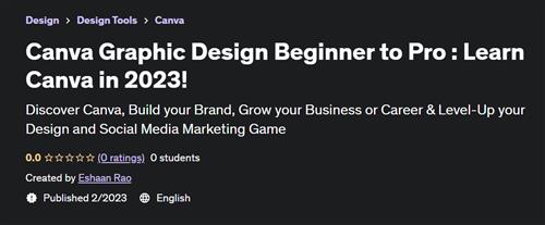 Canva Graphic Design Beginner to Pro  Learn Canva in 2023!