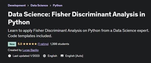 Data Science Fisher Discriminant Analysis in Python
