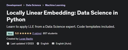 Locally Linear Embedding Data Science in Python