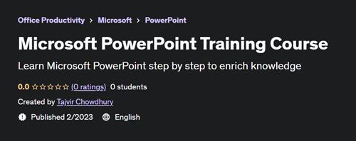 Microsoft PowerPoint Training Course