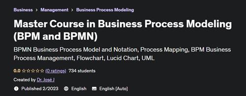 Master Course in Business Process Modeling (BPM and BPMN)