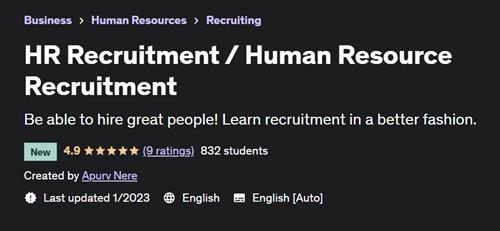 HR Recruitment Human Resource Recruitment