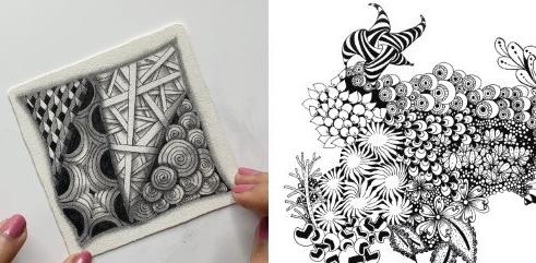 Introduction to the Zentangle Art – An Easy & Relaxing Drawing Method for Mindfulness & Fun