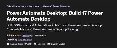 Power Automate Desktop Build 17 Power Automate Desktop