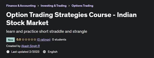 Option Trading Strategies Course (2023)
