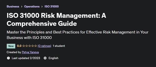 ISO 31000 Risk Management A Comprehensive Guide