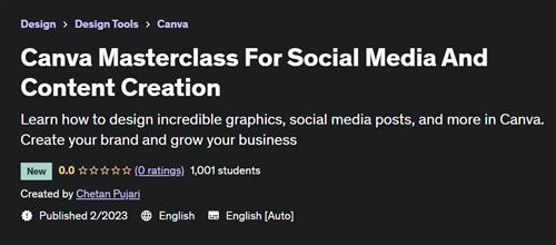 Canva Masterclass For Social Media And Content Creation