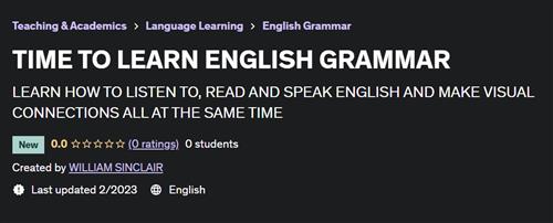 Time To Learn English Grammar