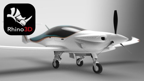 Rhino3D Aircraft Nurbs Professional 3D Modeling Course