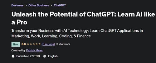 Unleash the Potential of ChatGPT - Learn AI like a Pro