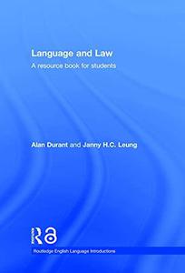 Language And Law A Resource Book For Students