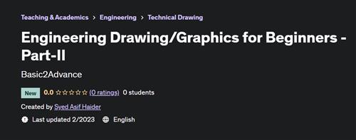 Engineering Drawing Graphics for Beginners -Part-II