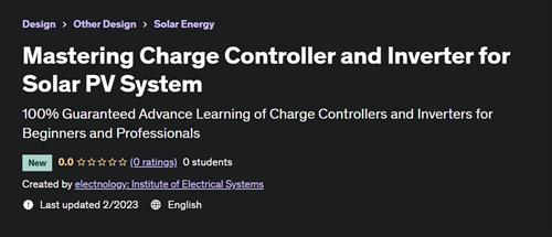 Master Charge Controller and Inverters for Solar PV Systems