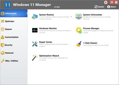 Yamicsoft Windows 11 Manager 1.2.1 Multilingual Portable (x64) 