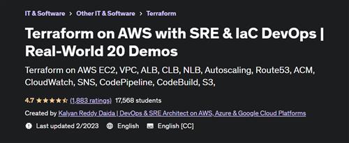 Terraform on AWS with SRE & IaC DevOps – Real-World 20 Demos