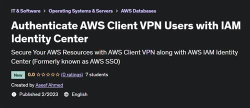 Authenticate AWS Client VPN Users with IAM Identity Center