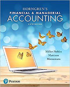 Horngren's Financial & Managerial Accounting 