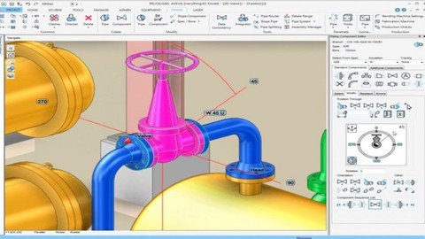 E3D Piping Design Software Training Video Course In Tamil