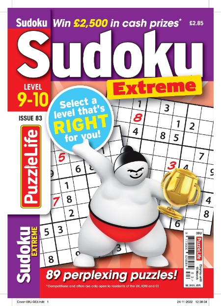 PuzzleLife Sudoku Extreme – February 2023