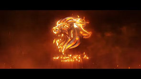 VideoHive - Fire Logo Reveal 42151303