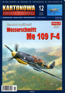  Messerschmitt ME 109F-4 (Kartonowa Kolekcja 3-4/2011)