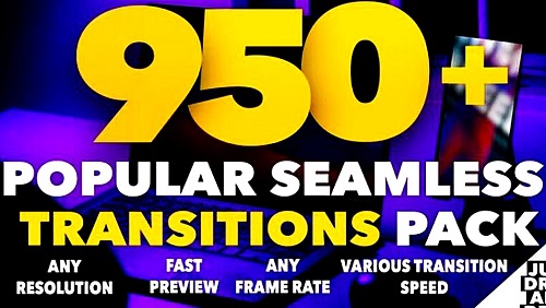 950 Seamless Transitions By Turbo 1247398 - Premiere Pro Templates