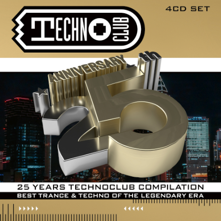 Various Artists - 25 Years Technoclub Compilation (4CD) (2023)