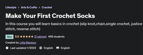 Make Your First Crochet Socks