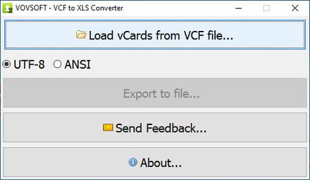 VovSoft VCF to XLS Converter 2.3 Multilingual Portable