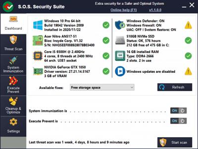S.O.S Security Suite 2.7.2.0