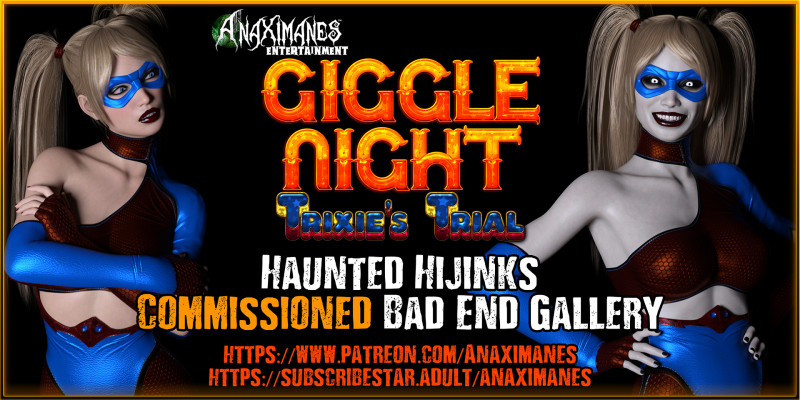 The Anax - Giggle Night: Haunted Hijinks Bad End 3D Porn Comic