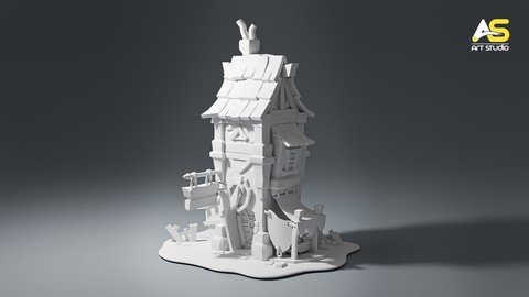 Modeling A Game Asset Castle In Blender