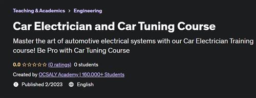 Car Electrician and Car Tuning Course