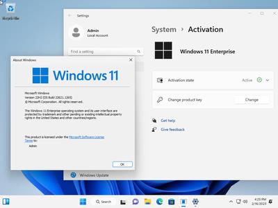 Windows 11 Enterprise 22H2 Build 22621.1265 (No TPM Required) Preactivated Multilingual February 2023 (x64)