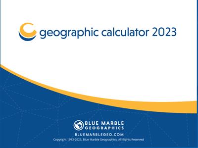 Blue Marble Geographic Calculator 2023 Build 1183  (x64) 0040d66dfb768f6363c666b01b7f105b
