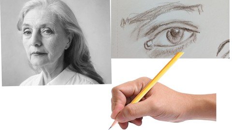 Learn To Draw A Portrait With Pencils – [UDEMY]