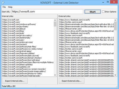 VovSoft External Link Detector 1.4