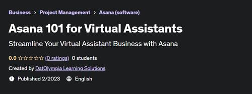 Asana 101 for Virtual Assistants