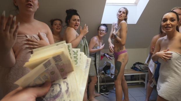 Czech Streets - Watching Girls Taking Shower (Big Black Cock, Cum On Feet) [2023 | FullHD]