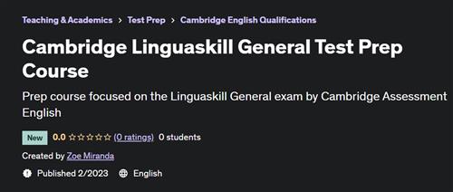 Cambridge Linguaskill General Test Prep Course
