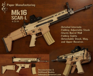    Mk16 SCAR-L [Paper Manufacturing]