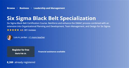 Coursera - Six Sigma Black Belt Specialization