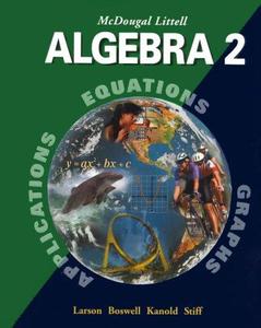 McDougal Littell Algebra 2 Student Edition 2001