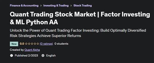 Quant Trading Stock Market - Factor Investing with ML Python