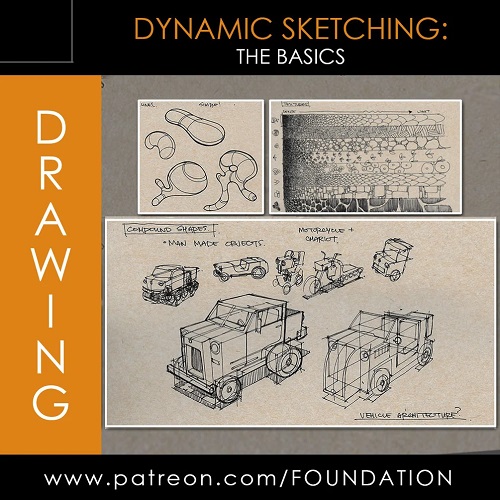 Gumroad - Foundation Patreon Dynamic Sketching Basics