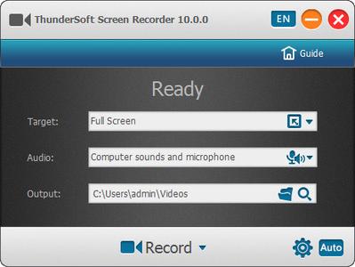 ThunderSoft Screen Recorder 10.9 Multilingual