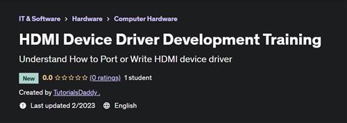 HDMI Device Driver Development Training