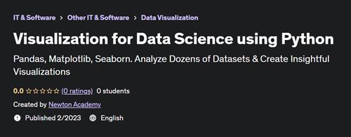 Visualization for Data Science using Python