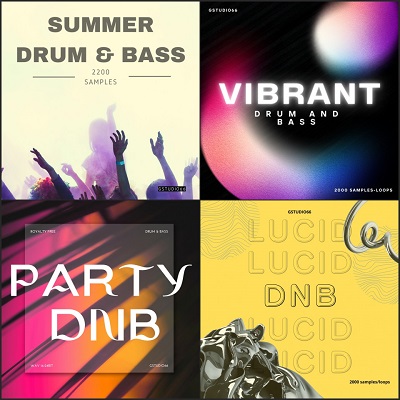 Composer Loops - Drum and Bass Packs 1-4 Bundle (WAV)