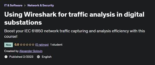 Using Wireshark for traffic analysis in digital substations